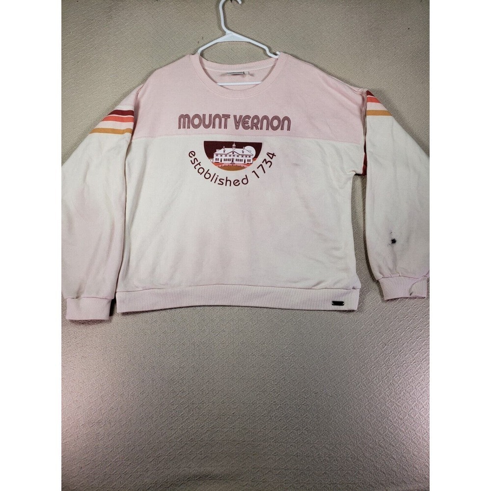 TechStyles Sweater Womens XL Mount Vernon Established 1734 Pullover Sweatshirt‎